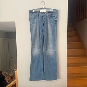 EUC Y2K Guess Light Blue Flare Jeans